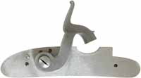 S. Hawken, right hand, percussion lock, 
notched for breechplug, by L&R